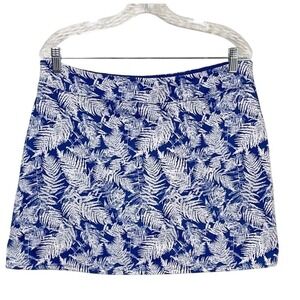 Colorado Clothing Tranquility Skort Womens Large L Blue White Golf Tennis